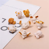 30pcs Elephant Mouse Head Popcorn Shape PVC Beads DIY Jewelry Earring