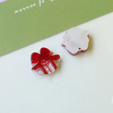 40pcs 20mm Ribbon Tie Shape Resin Charms Jewelry Pendants