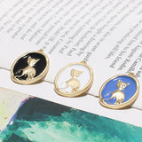 40pcs/lot Cartoon Cats Relief Geometry Alloy Charms DIY Jewelry Accessory