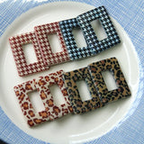 40pcs Leopard Bird Lattice Resin Beads DIY Jewelry Accessory