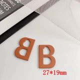 40pcs/lot B Shape Alloy Locket Charms DIY Jewelry Accessory