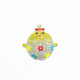 10pcs/lot Easter Baby Chicks Rhinestone Pendants For Jewelry Making
