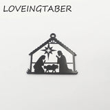 10pcs Full Enamel Holy Night Pendant For Necklace Making