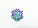 10pcs/lot Peacock Rhinestone Pendants 43mm*40mm
