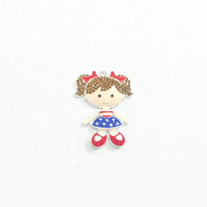 10pcs/lot Rhinestone Pendants For 4TH Of July Necklace