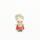 10pcs/lot Mrs Grandma Christmas Rhinestone Pendants
