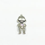 10pcs/lot Knight Rhinestone Pendants 46mm*22mm