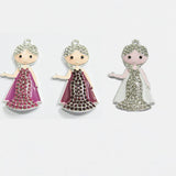 10pcs/lot Princess Rhinestone Pendants
