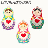 10pcs Enamel Toy Pendant for Jewelry Making