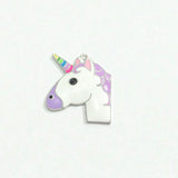 10pcs Unicorn Pendants All Enamel 47mm*38mm