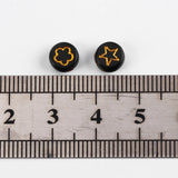 500pcs 4*7mm Love Heart Flower Moon Acrylic Spacers Beads