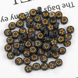 500pcs 4*7mm Love Heart Flower Moon Acrylic Spacers Beads