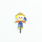 10pcs Autumn Scarecrow Rhinestone Pendants