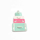 10pcs/lot Luggage Enamel Pendants 50x32mm