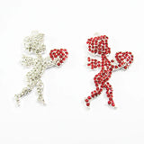 10pcs/lot Cupid Rhinestone Pendants For Jewelry