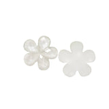 50pcs Acrylic Jelly Flower Patch Sticker 25*25mm Accessories