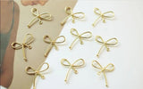 50pcs 22mm Bow Knot Copper Floating Locket DIY Jewelry