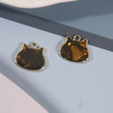 50pcs/lot acrylic animals cartoon cats shape floating charms for DIY jewelry