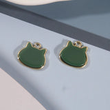 50pcs/lot acrylic animals cartoon cats shape floating charms for DIY jewelry