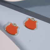 50pcs/lot acrylic animals cartoon cats shape floating charms for DIY jewelry