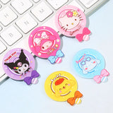 50pcs Cartoon Animals Print Lollipop Acrylic Beads DIY Jewelry Hair Accessory