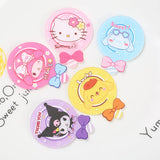 50pcs Cartoon Animals Print Lollipop Acrylic Beads DIY Jewelry Hair Accessory