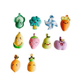 50pcs/lot Cartoon Vegetable Alloy Floating Locket Charms DIY Jewelry