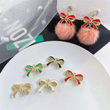 50pcs Alloy Bow Metal Floating Locket Charms DIY Earring Accessory