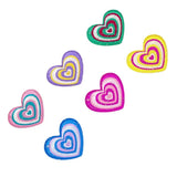 50pcs Cartoon Flowers/Hearts Acrylic Beads DIY Jewelry Earring Accessory