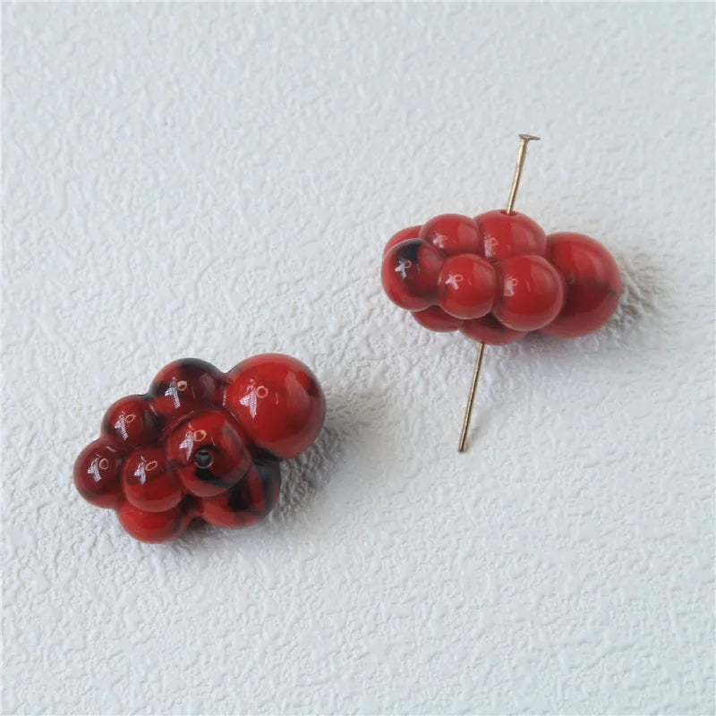 50pcs Clouds Resin Beads - DIY Jewelry Earring Accessory