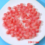50pcs Cartoon Flower/Buds Acrylic Beads DIY Jewelry Earrings Hair Accessory