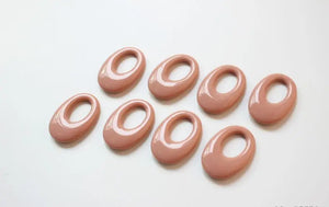 50pcs/lot Resin Beads Earring/Garment Pendants DIY Jewelry Accessory