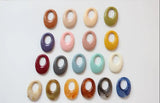 50pcs/lot Resin Beads Earring/Garment Pendants DIY Jewelry Accessory