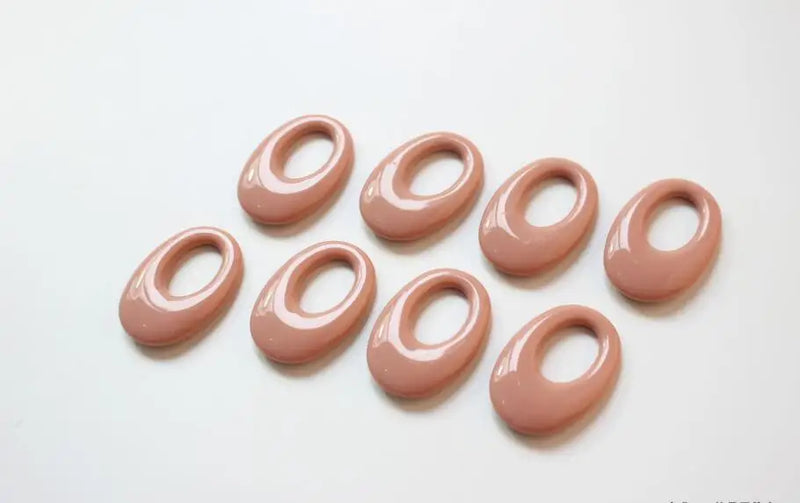 50pcs/lot Resin Beads Earring/Garment Pendants DIY Jewelry Accessory
