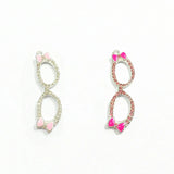 10pcs/lot Sunglass Rhinestone Pendants For Summer Jewelry Making