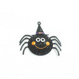 10pcs Spider Rhinestone Pendants For Halloween Jewelry