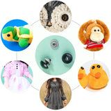 560PCS Eyeball Doll Accessories 6mm 8mm 12mm DIY Toy Eyes Animal