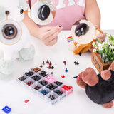 560PCS Eyeball Doll Accessories 6mm 8mm 12mm DIY Toy Eyes Animal
