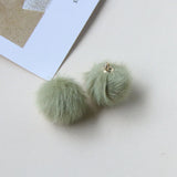 80pcs 18mm Wool Felt Beading Charms for Jewelry Earrings