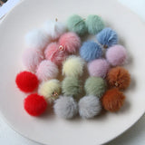 80pcs 18mm Wool Felt Beading Charms for Jewelry Earrings