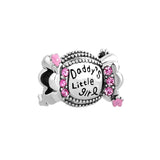 925 Silver Charm Beads Fit Bracelet Pendant Happiness Tree family forever Dangle