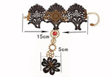 Steampunk Lace Gear Finger Bracelet