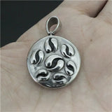 316L Stainless Steel Tai Chi Pendant Necklace