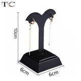 PU Leather Earring Rack Tree Dangle Earrings Holder Display Stand