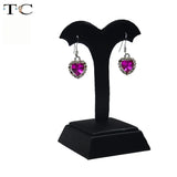 PU Leather Earring Rack Tree Dangle Earrings Holder Display Stand