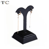 PU Leather Earring Rack Tree Dangle Earrings Holder Display Stand