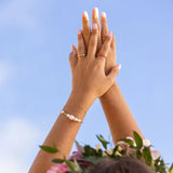BLISSFUL Bracelet with Natural Pearl & Yellow Beads