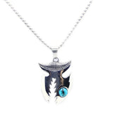 Eyeball Pendant Shark Necklace Stainless Steel