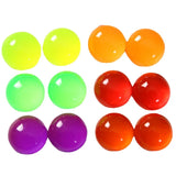Neon Colors Half Round Flatback Resin Cabochons 19*19*9mm 60pcs