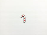 30pcs Candy Cane Enamel Charm Pendants 24mm*13mm